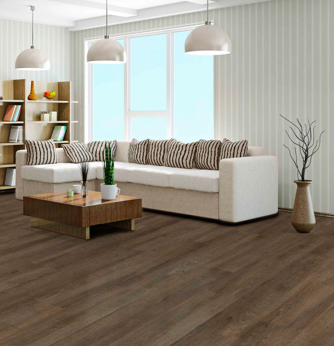 Jackson Vinyl - Grandstand 7 in. x 48 in. Luxury Vinyl - Russet Room