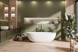 Maniscalco - Alhambra 8 in. x 8 in. Porcelain Deco Tile - Layla wall installation