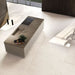 Arizona Tile - Konkrete Series - 24" x 48" Matte Porcelain Tile - Bianco floor installation