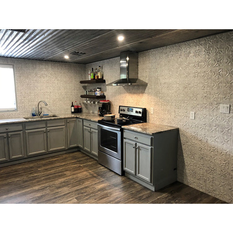 Keraben- MT Track Art - 12 in. x 36 in. Wall Tile - Blanco Room Scene