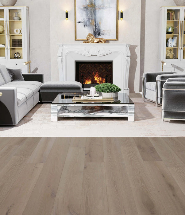 Arbor Ranch Hardwood Flooring - Newport Plank - Kilim Beige Room