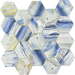 Mosaic & Tile Depot - Kromatica Collection Glass Hex Mosaic - Vision