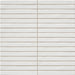 LaPlatera - Pencil Collection - 14 in. x 14 in. Wall Tile - Kromo White