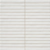 See LaPlatera - Pencil Collection - 14 in. x 14 in. Wall Tile - Kromo White