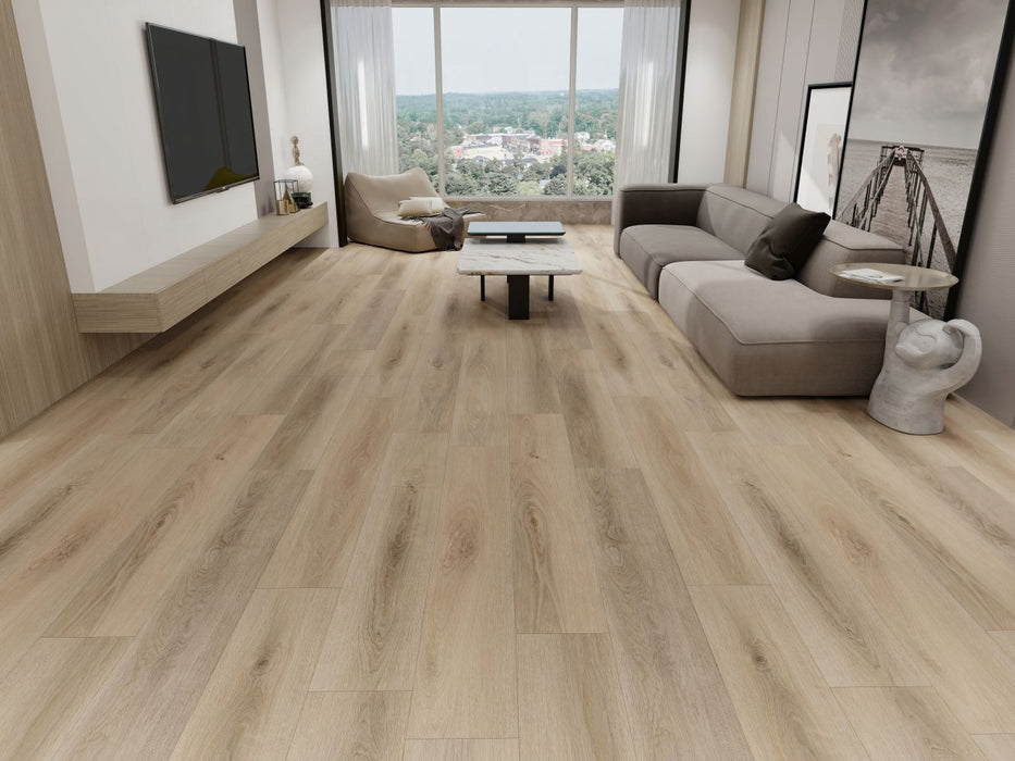 Lions Floor - Comfort Heights 9 1/4" x 60" Laminate - Cedar View Room Scene