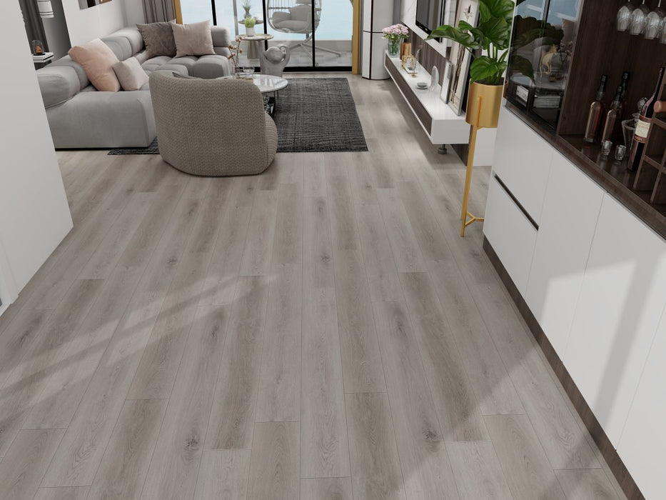Lions Floor - District Max 7 1/4" x 48" Luxury Vinyl Plank - Hillsborough Room Scene