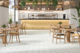 Harmony - Llevant Collection - 9 in. x 9 in. Porcelain Tile - Yellow Flower Installed