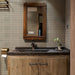 Lungarno - Lucidus - 2 in. x 6 in. Oval Glossy Porcelain Mosaic - Pale Almond Installed