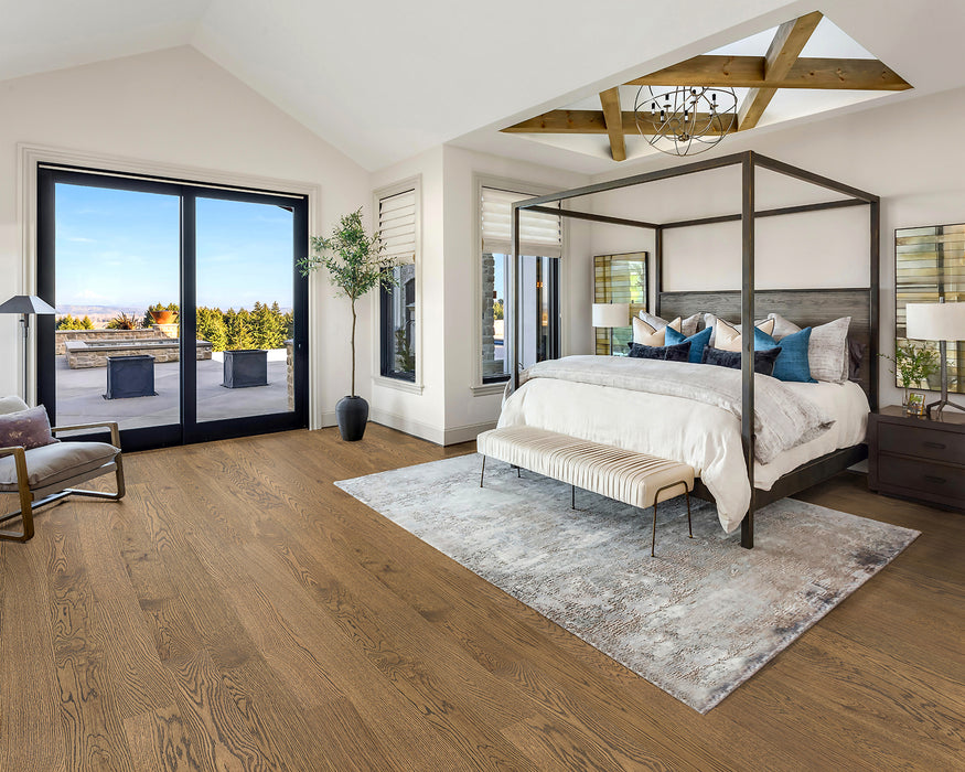 LW Flooring - Traditions - 5" x 70 7/8" RL - European White Oak Engineered Hardwood - Riviera Room Scene 2