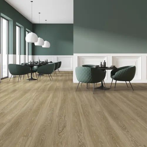 Nuvelle - Lux Luxury Vinyl - 9" x 72" - Onyx Room Scene