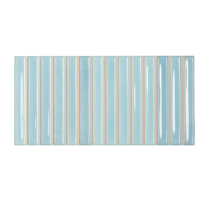 Arizona Tile - Flash Bars 5x10 Glossy Ceramic Mosaic - Light Blue