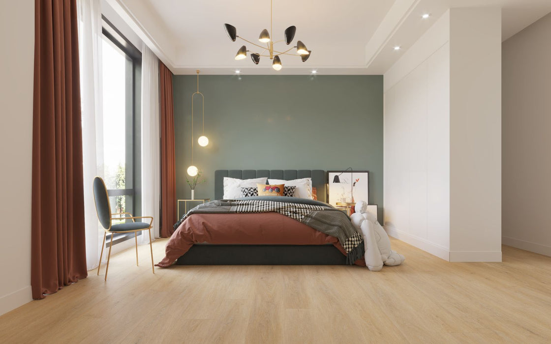 Lions Floor - Naturual Essence Plus 9" x 60" SPC - Evergreen Installed