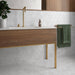 Mosaic & Tile Depot - Lithos Porcelain Hex Mosaic - White floor and wall installation