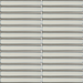 Lungarno - Stratum - 1 in. x 6 in. Concave Matte Porcelain Mosaic - Willow Frost