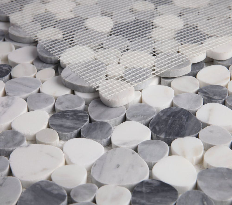 Elysium - Aphrodite Calacatta Grey Marble Mosaic 3