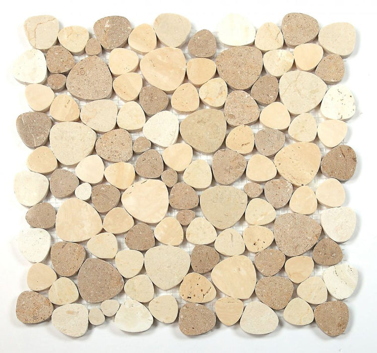 Elysium - Aphrodite Mix Brown Marble Mosaic