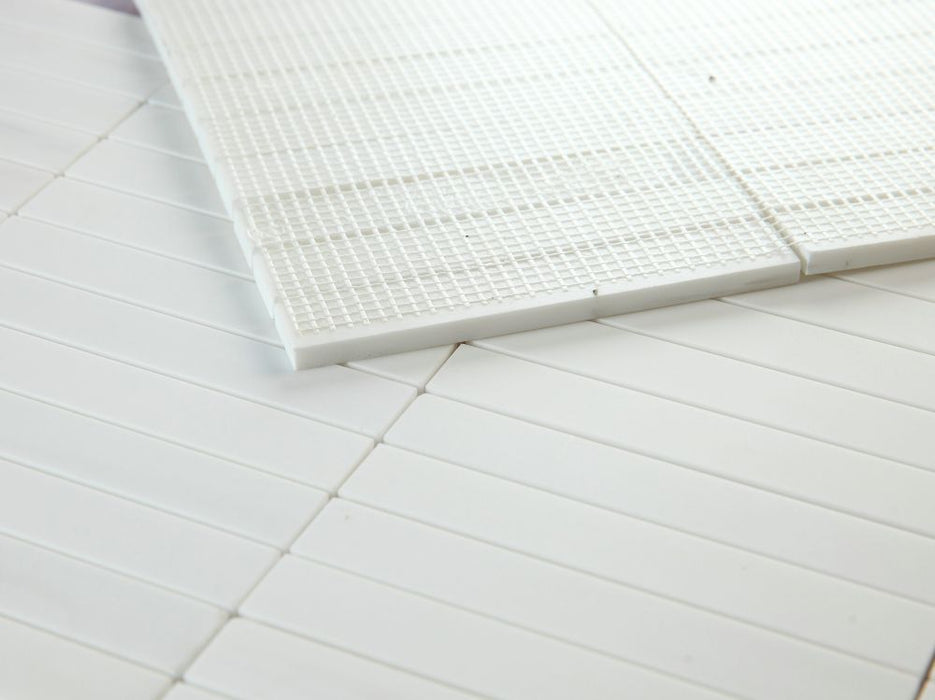 Elysium - Slot 11.75 in. x 11.75 in. Marble Mosaic - Dolomite Honed 3