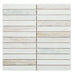 Elysium - Slot 11.75 in. x 11.75 in. Marble Mosaic - Eura Wood Honed