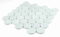Elysium - Penny Marble 11.75 in. x 12 in. Marble Mosaic - Large Carrara Honed 4