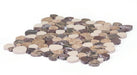 Elysium - Aphrodite Burgundy Brown Marble Mosaic 4