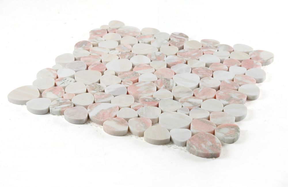 Elysium - Aphrodite Soft Rose Marble Mosaic 4