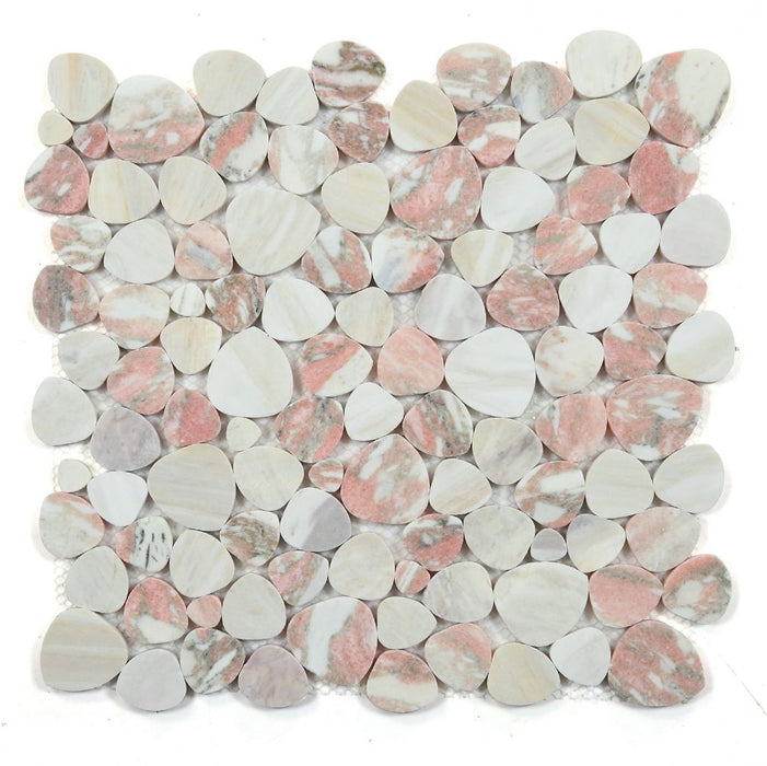 Elysium - Aphrodite Soft Rose Marble Mosaic