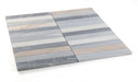 Elysium - Slot 11.75 in. x 11.75 in. Marble Mosaic - Italian Blue 4