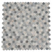 Elysium - Penny Marble 11.75 in. x 12 in. Marble Mosaic - Large Blue 2