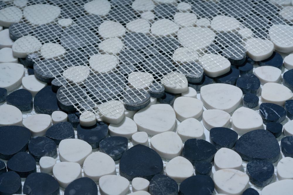 Elysium - Aphrodite Panda Honed Marble Mosaic 3