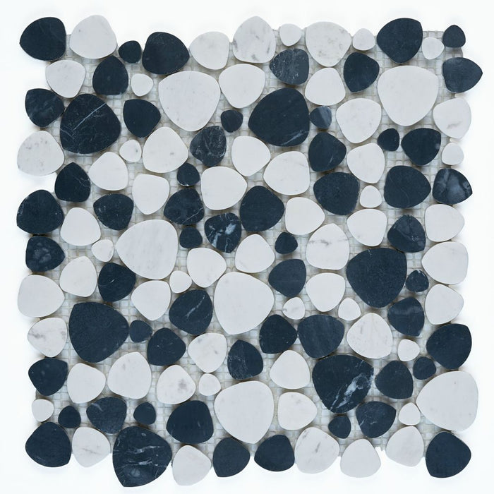 Elysium - Aphrodite Panda Honed Marble Mosaic