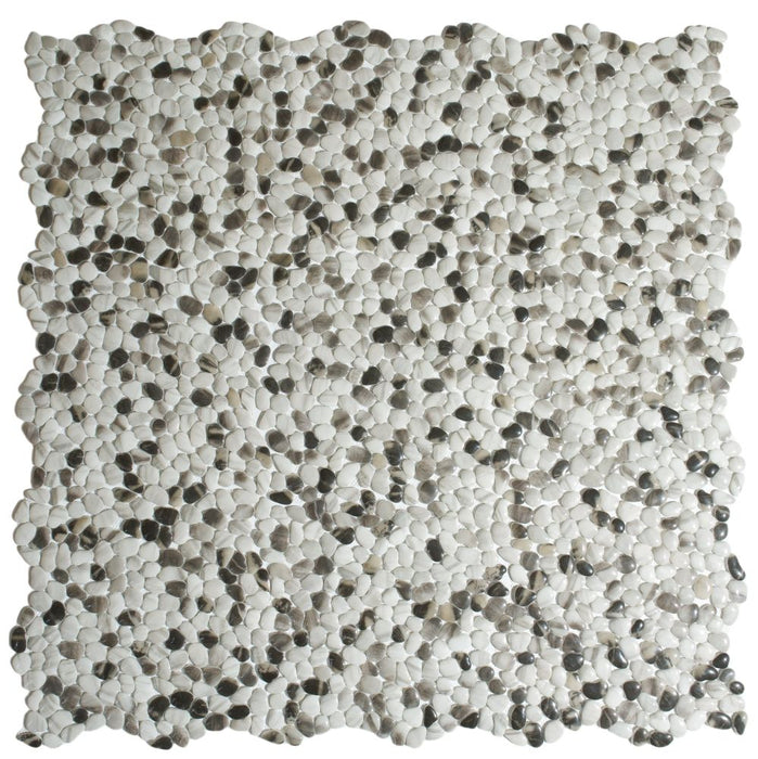 Elysium - Art Pebble 12" x 12" - Grey 2