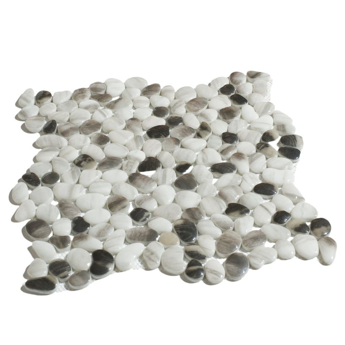 Elysium - Art Pebble 12" x 12" - Grey 4