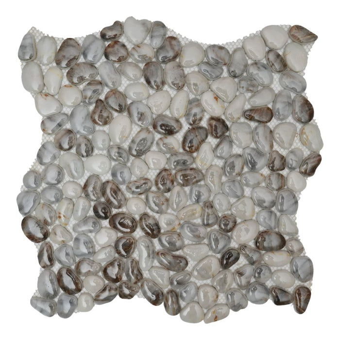 Elysium - Art Pebble 12" x 12" - Amber