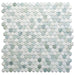 Elysium - Penny Marble 11.75  in. x 12 in. Marble Mosaic - Large Green 2