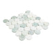Elysium - Penny Marble 11.75  in. x 12 in. Marble Mosaic - Large Green 4