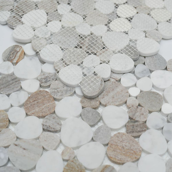 Elysium - Aphrodite Crystal Grain Marble Mosaic 3