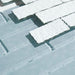 Elysium - Ripple 11.75 in. x 11.75 in. Glass Mosaic - Pewter 3