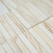 Elysium - Slot 11.75 in. x 11.75 in. Marble Mosaic - Onyx Ivory 3