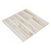 Elysium - Slot 11.75 in. x 11.75 in. Marble Mosaic - Onyx Ivory 4
