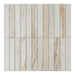 Elysium - Slot 11.75 in. x 11.75 in. Marble Mosaic - Onyx Ivory