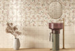 Harmony - Mayolica Collection - 6 in. x 6 in. - Porcelain Tile - Forest Installed