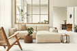 Specialty Tile - Bestow - 24" x 24" - Porcelain Tile - Matte - Saori Cream wall installation