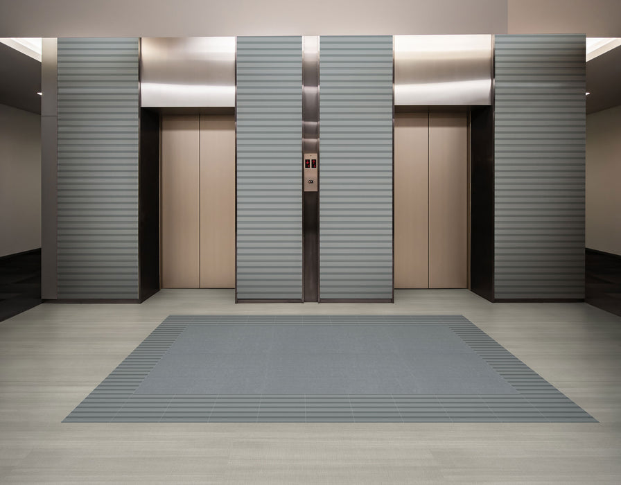 Specialty Tile - Bestow - 12" x 24" - Porcelain Tile - Matte - Saori Indigo floor installation