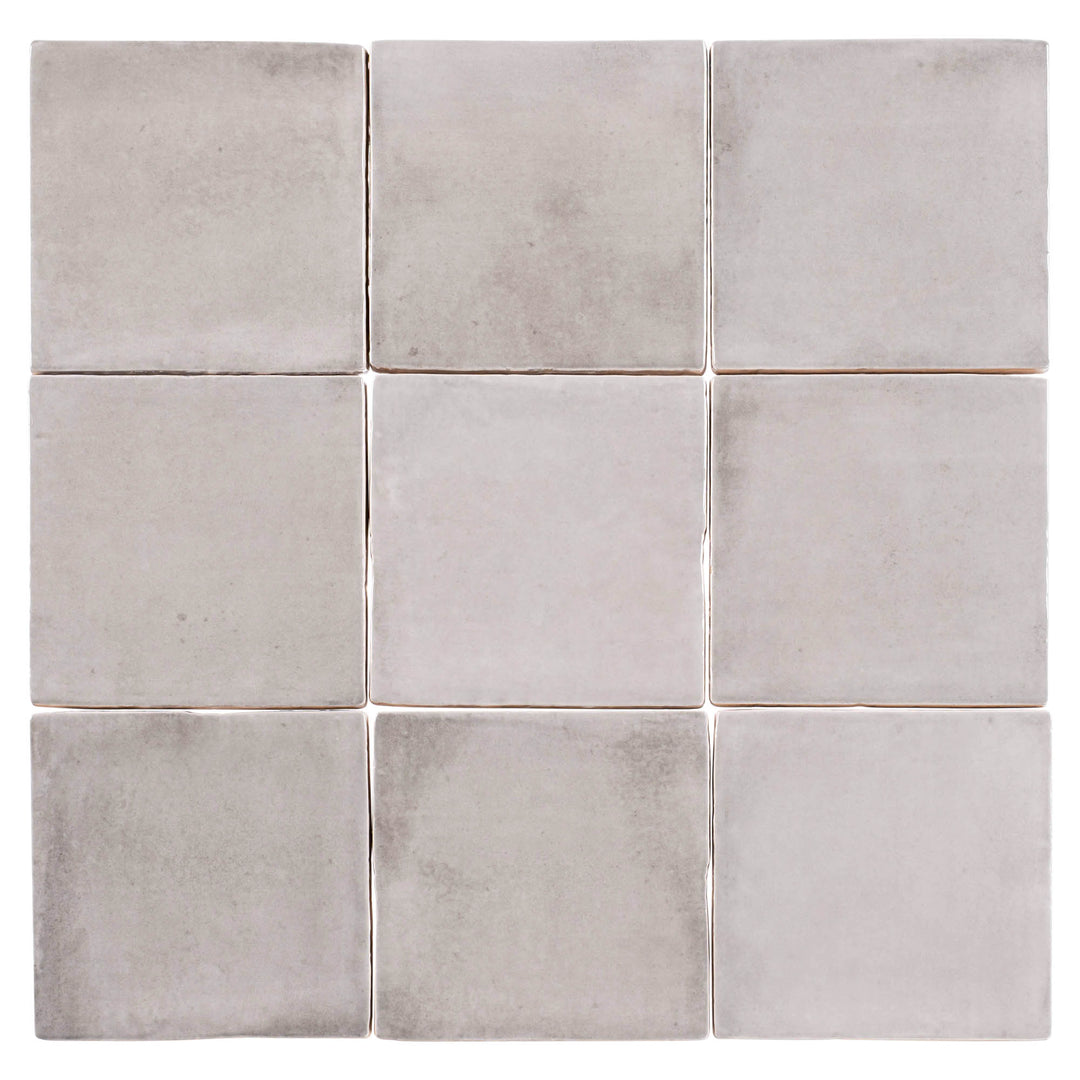 Bellagio - Martha&#39;s Manor Collection - 4&quot; x 4&quot; Ceramic Tile - Subtle Slate