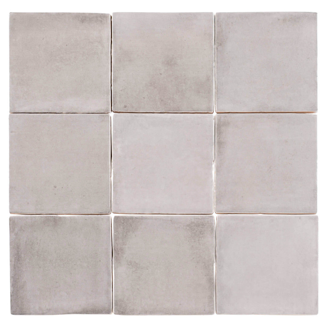 Bellagio - Martha's Manor Collection - 4" x 4" Ceramic Tile - Subtle Slate