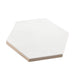Bellagio - Martha's Manor Collection - 4" x 5" Ceramic Hex Tile - Cottontail
