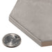 Bellagio - Martha's Manor Collection - 4" x 5" Ceramic Hex Tile - Subtle Slate