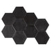 Bellagio - Martha's Manor Collection - 4" x 5" Ceramic Hex Tile - Montigo Chimeny
