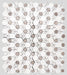 MM Tile and Stone - Thassos & Grey Hexagon Illusion Marble Waterjet Mosaic Installed