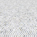 MM Tile and Stone - Bardiglio & Oriental Mini Chevron Marble Polished Waterjet Mosaic Installed